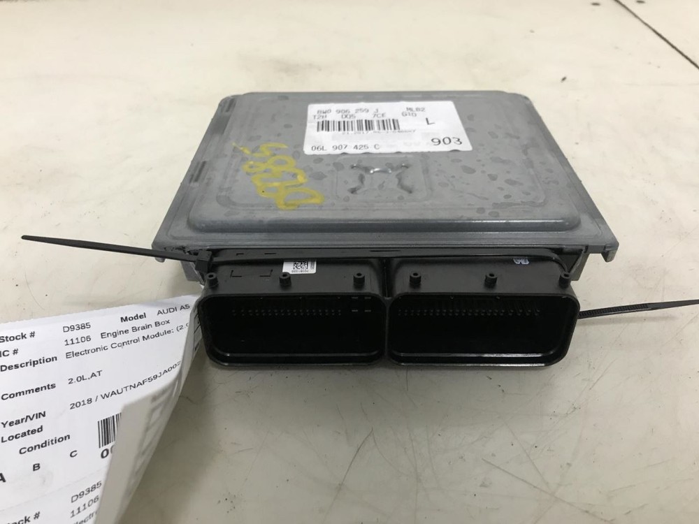 Engine ECM Electronic Control Module Engine ID Cymc Fits 18-19 AUDI A4 1044994