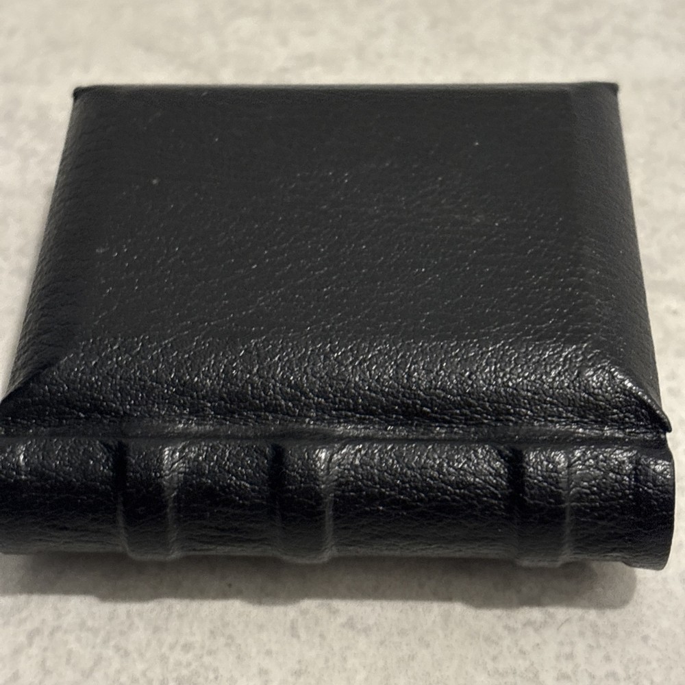 Danbury Mint Black Book Travel Clock Things Remembered Ecclesiastes (NWOT)