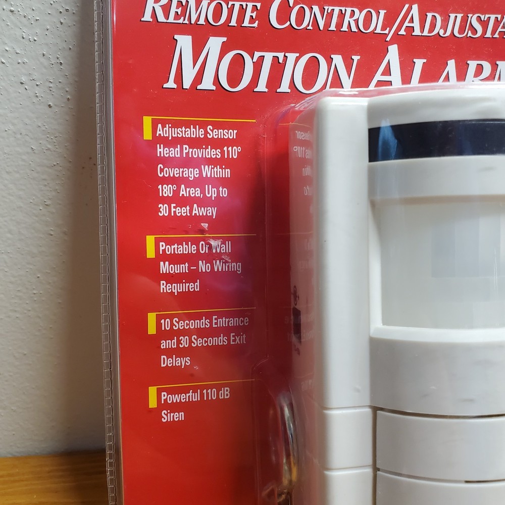 DIMANGO Wireless Remote Control Adjustable MOTION ALARM HS4370D