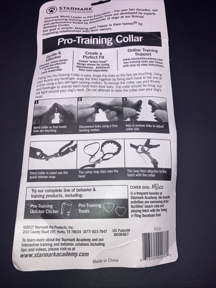Starmark Pro-Training Dog Collar Large