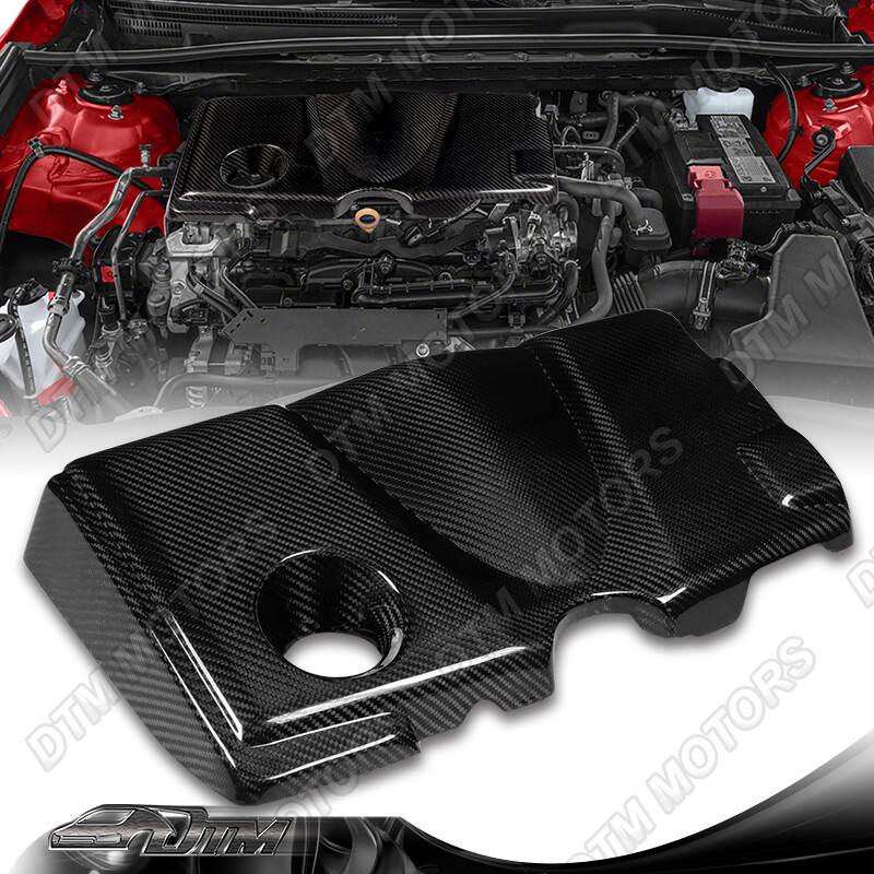 For 18-20 Toyota Camry LE SE XLE XSE Real Carbon Fiber Engine Top Cover Trim