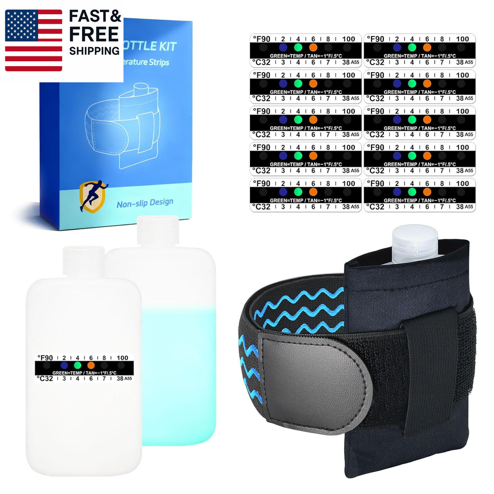 Thinner Urine Test Complete Kit - 3.5Oz Translucent Empty Bottle, Non-Falling an