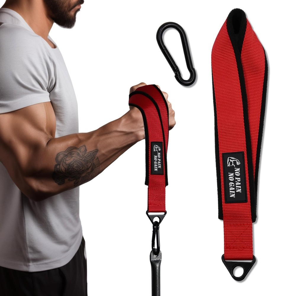 Arm Wrestling Training Strap Belt red strap only (not include loading pin)