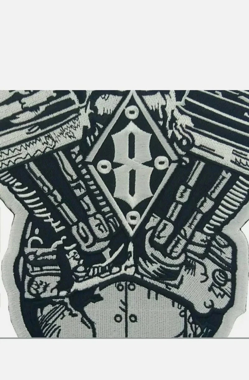IRON ORDER PATCH EMBROIDERY BADGE IRON ON BIKER SEWING SET