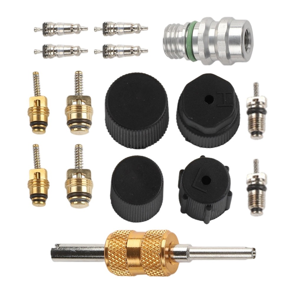 Air Conditioning Valve Core Kit for R12 For R134a AC Systems Replacement Tool