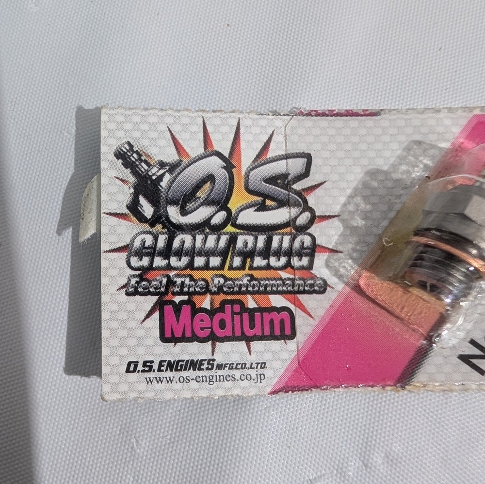 OS No.8 #8 Medium Nitro Glow Plug - 3 Pack 71608001