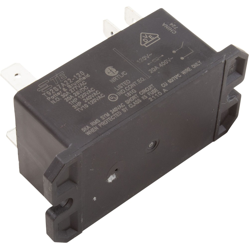 Relay, T-92, DPST, 30A, 115v, Coil