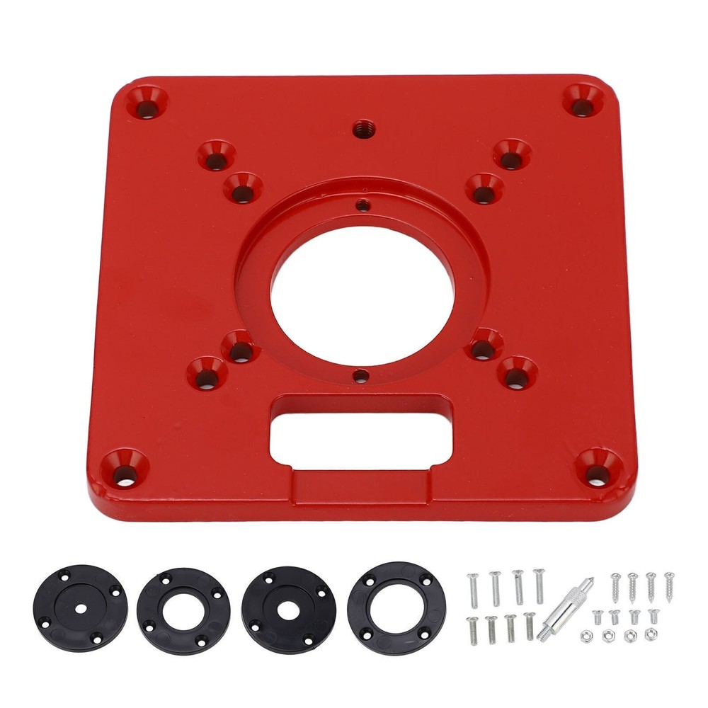Router Table Insert Plate Aluminum Alloy Universal Design Accessory
