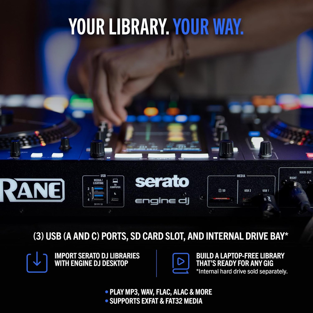 SYSTEM ONE All-In-One Standalone Motorized DJ Controller with Engine DJ OS, Seam