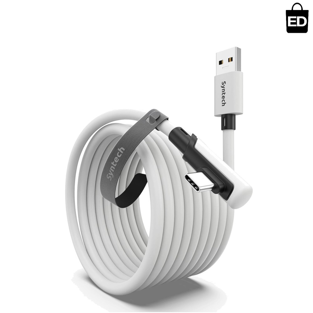 16FT Link Cable for Oculus/Quest 3 & PCVR - High-Speed USB 3.0 Data Transfer