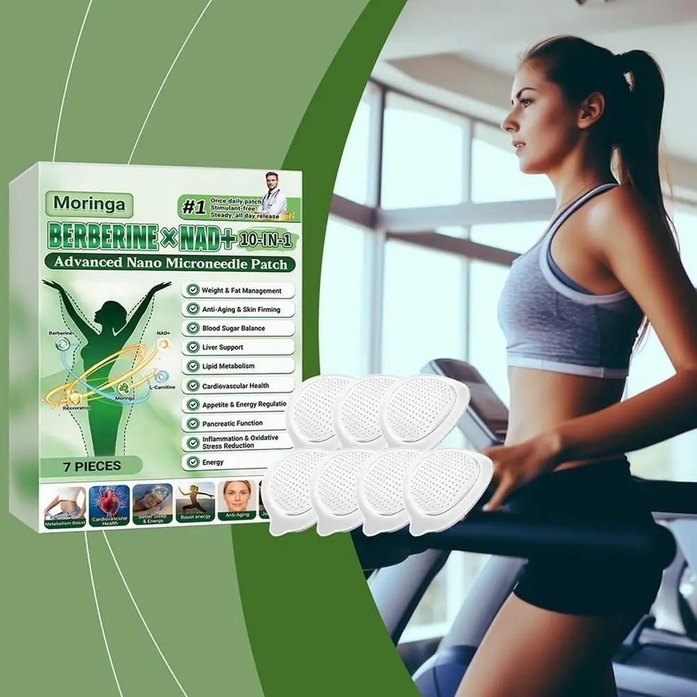 Moringa Berberine 10-in-1 Advanced Nano Microneedle Patch