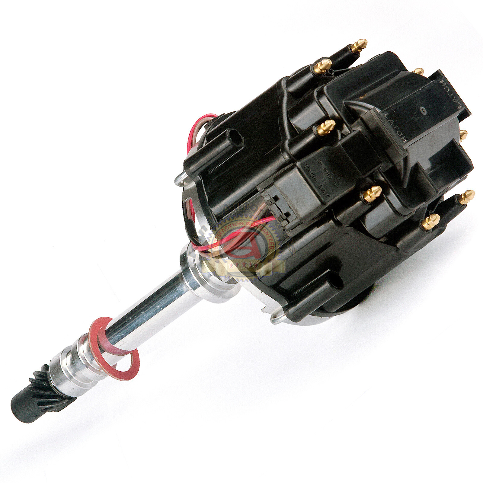 Chevy SBC HEI Distributor 65K Ignition Black Cap 283 305 327 350 400 Small Block