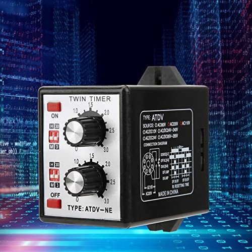 Multi-Section Short Period Repeat Cycle Timer Intermittent Timer Twin Timer