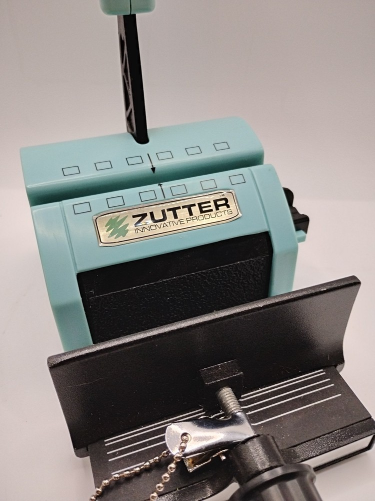 Zutter Products Turquoise Blue Bind-It-All Binding Machine Scrapbook Read Desc.