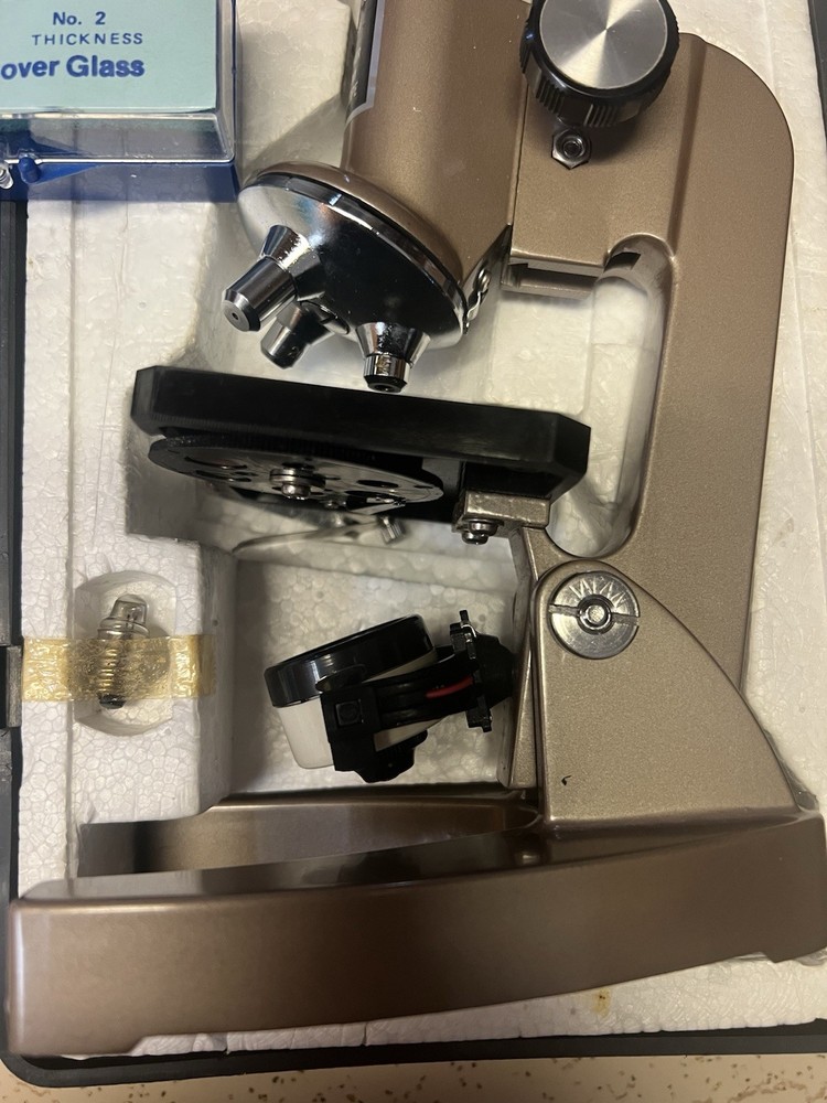Sears Microscope Set vintage used 900x zoom