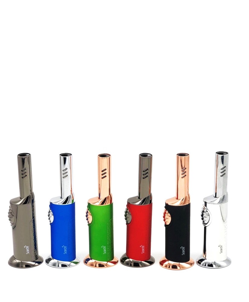 Scorch Torch Single Flame Multi Angle Butane Refillable Torch Lighter