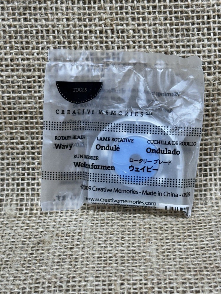 Creative Memories Wavy Rotary Refill Blade - New!
