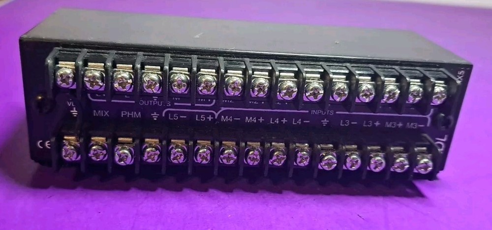 RDL RU-MX5 Five Channel Pro Audio Microphone And Line Mixer