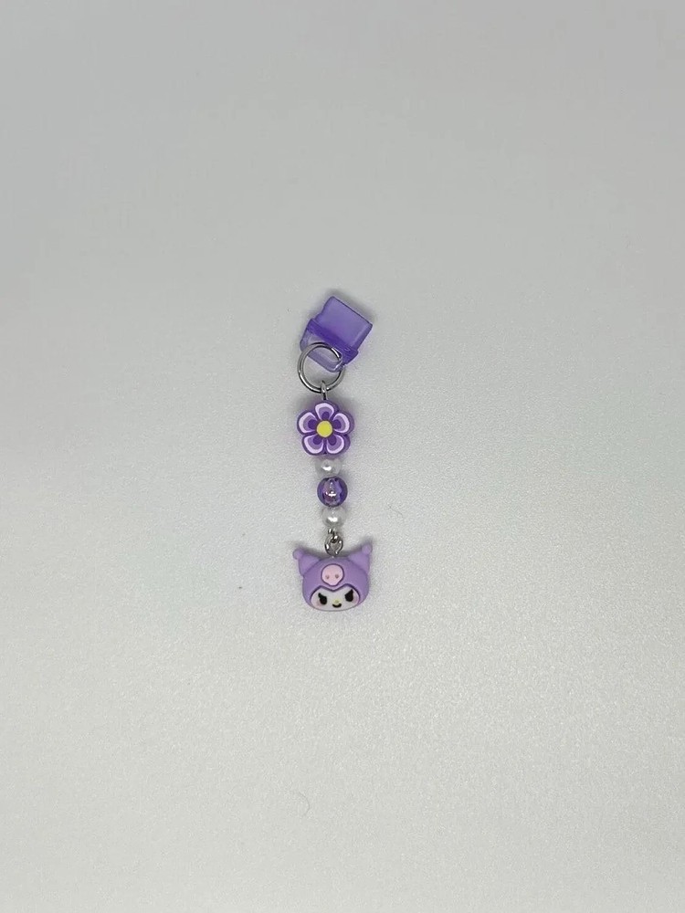 Sanrio Character Beaded Customized Dust Plug Charm iPhone Switch iPad Lightning
