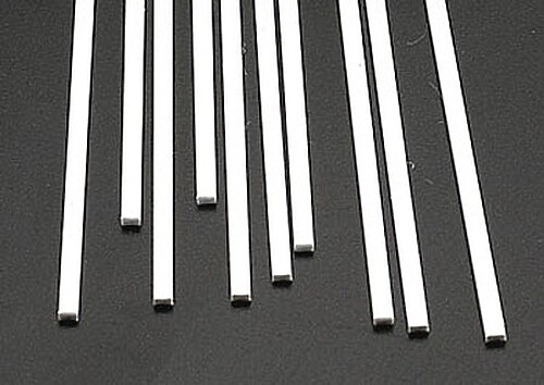 Plastruct Rectangle Strip Styrene .060x.100x10 (10) - Model Scratch Building