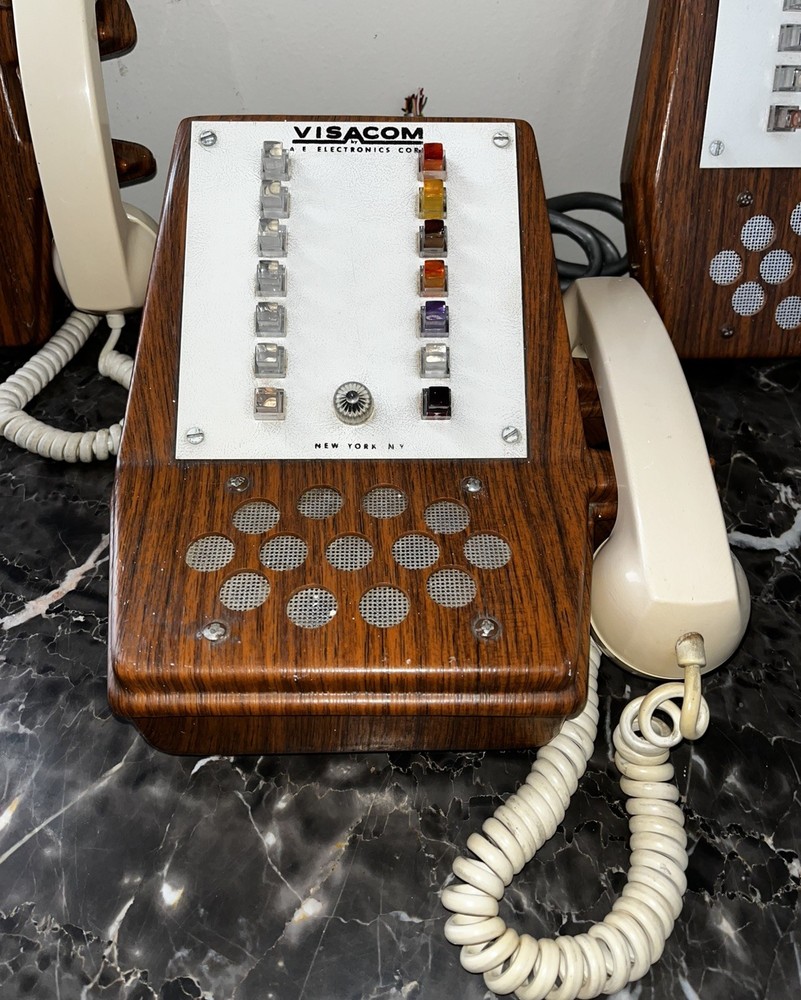 Rare! Vintage AE Electronics Corp. (VisaCom) Intercom Phone System..