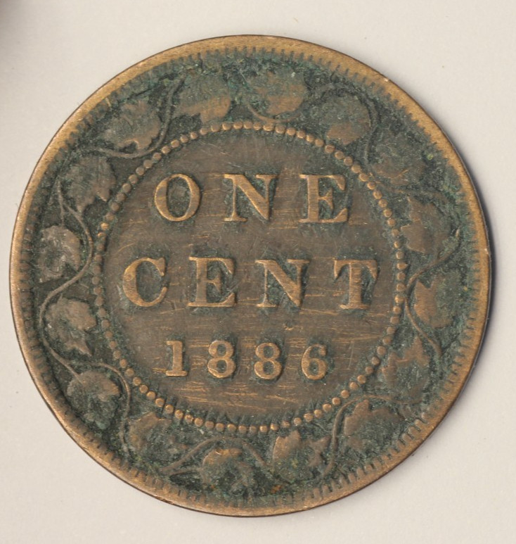 1886  Canada Large Cent