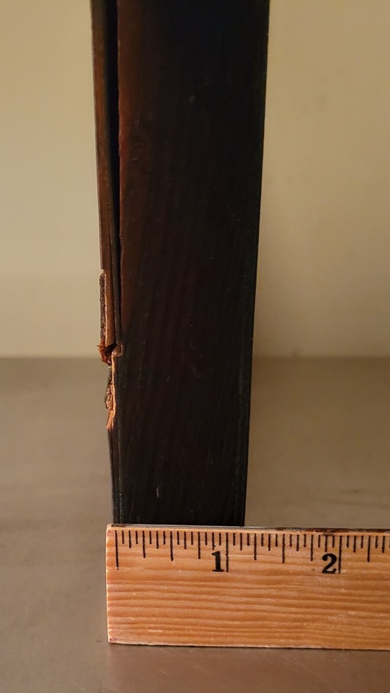 Antique Wood Map Case /w-Latch