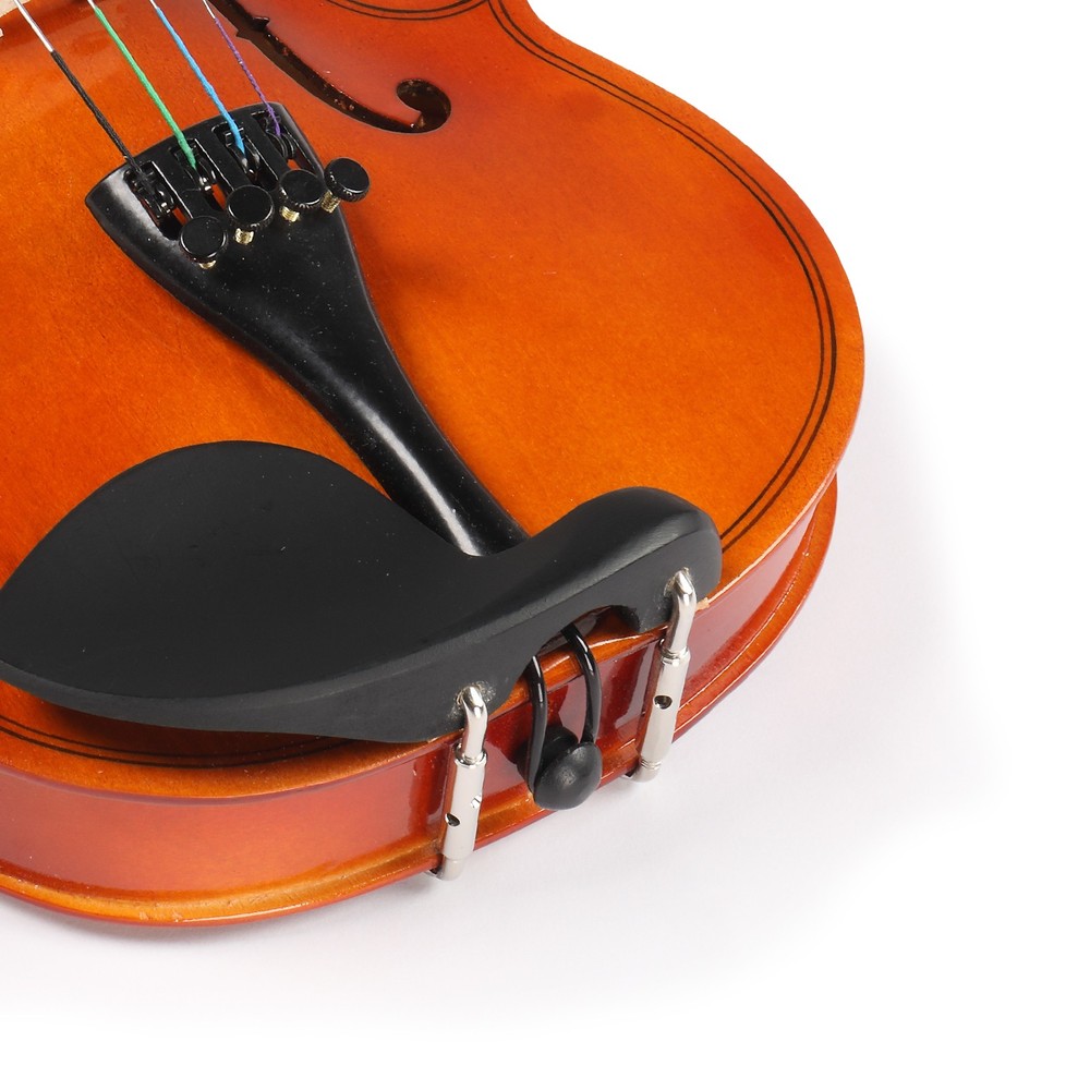 Glarry 1/8 Acoustic Solid Wood Violin Case Bow Rosin String Shoulder Rest