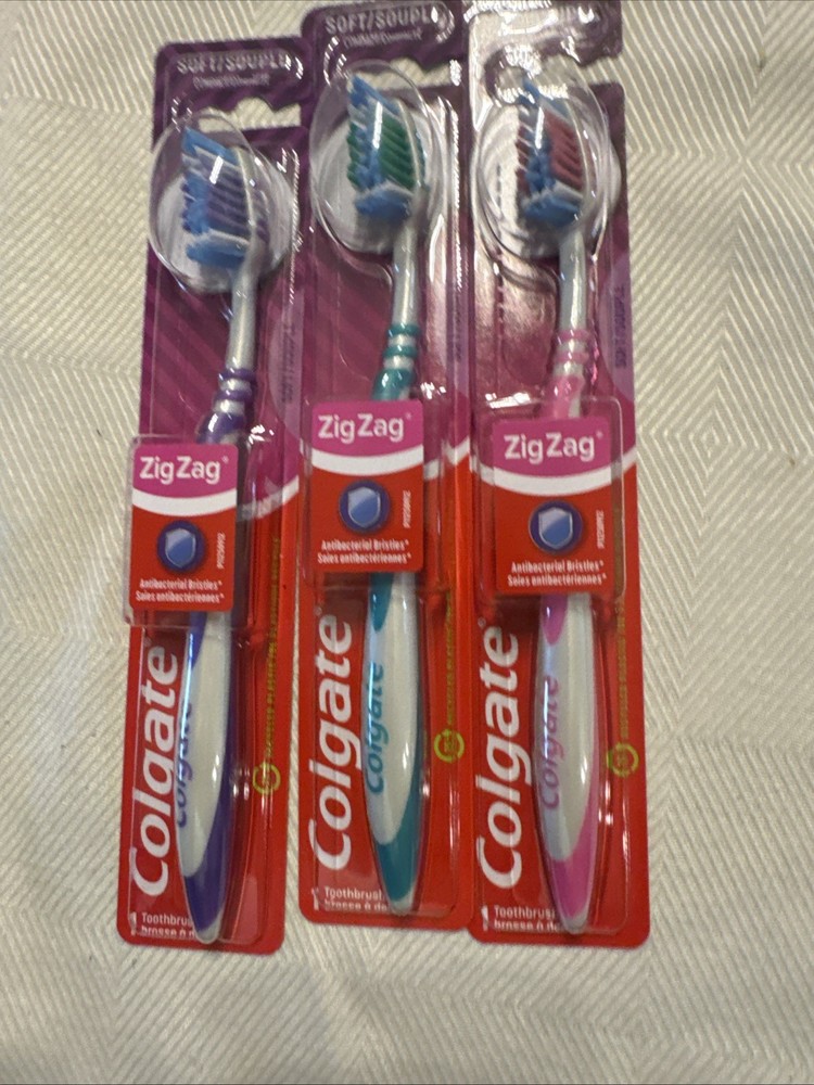 Colgate Zigzag Soft 3 Pack Wave New