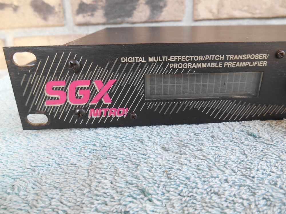 ART SGX NITRO! MIDI PERFORMANCE DIGITAL MULTI EFFECT PITCH TRANSPOSER RACK MOUNT