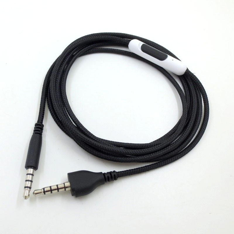 1.8M Headphone Audio Cable Replacement For Alienware AW920h Headset MIC Cable