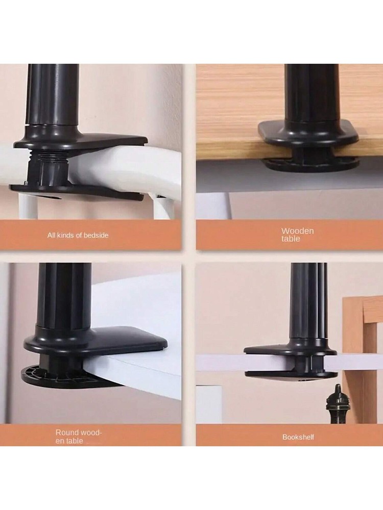 1pc Black Portable Phone Stand
