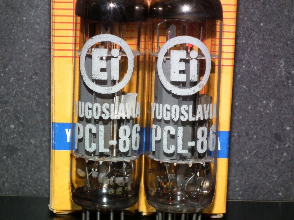 PCL86 14GW8 EI Yugoslavia NOS NIB Pair (Philips construction)