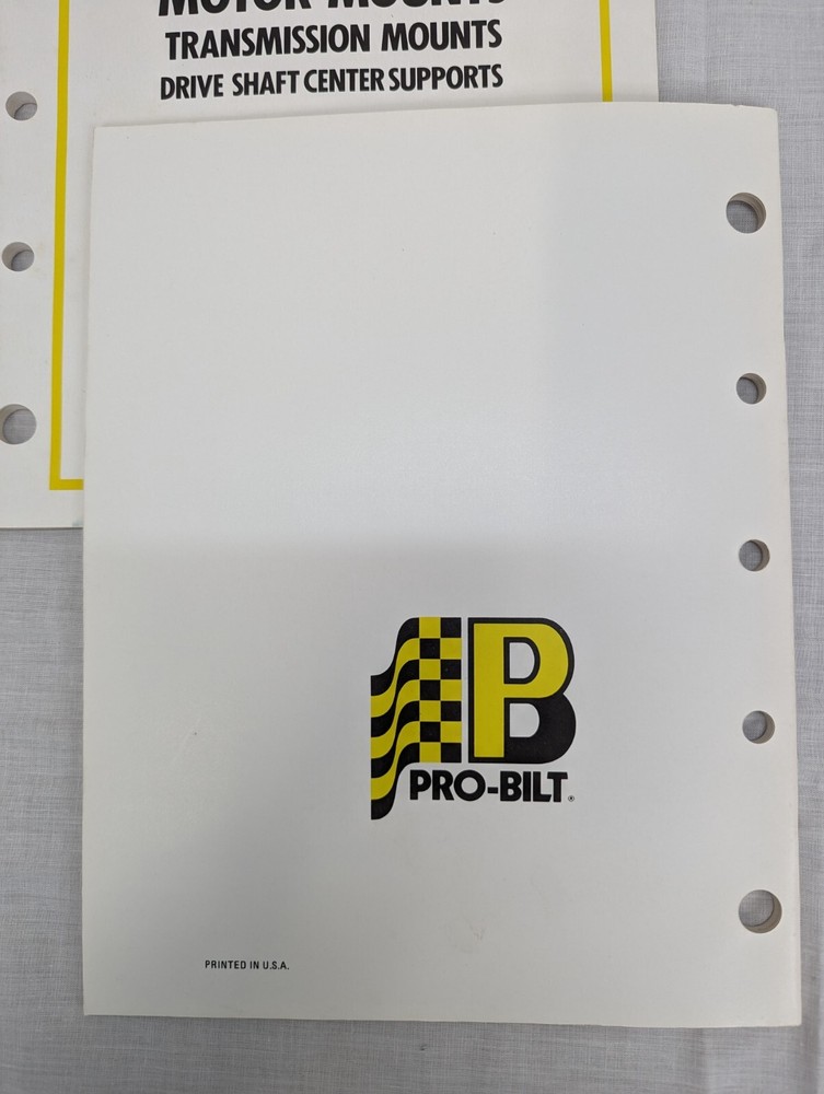 Pro-Bilt Timing Components Catalog & Pro-Bilt Motor Mounts Transmission Mounts