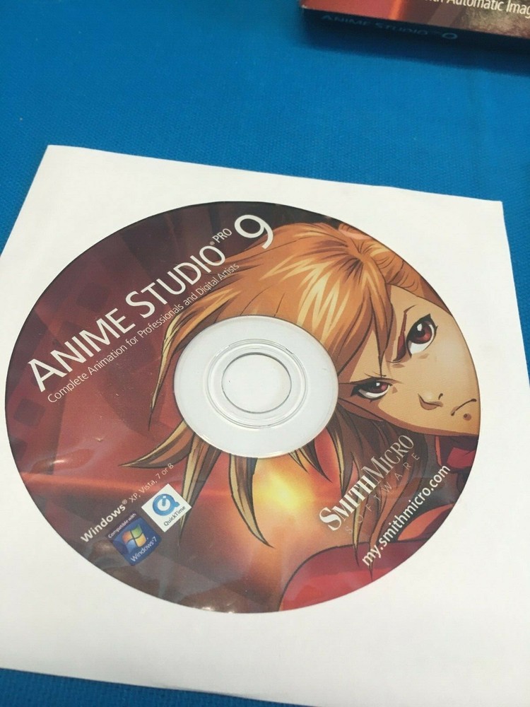 Anime Studio Pro 9 PC / MAC Discs Hybrid ASP90HBX2