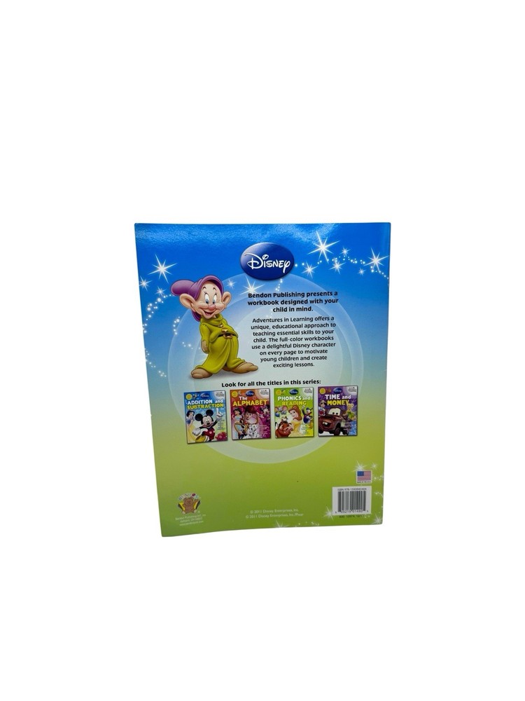 Benson Disney Adventure In Learning Addition &Subtraction Math Workbook