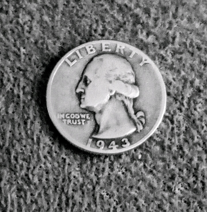 1943 Silver US 💥💣🇺🇸War Time Quarter w/  DDo errors  💥💣🇺🇸