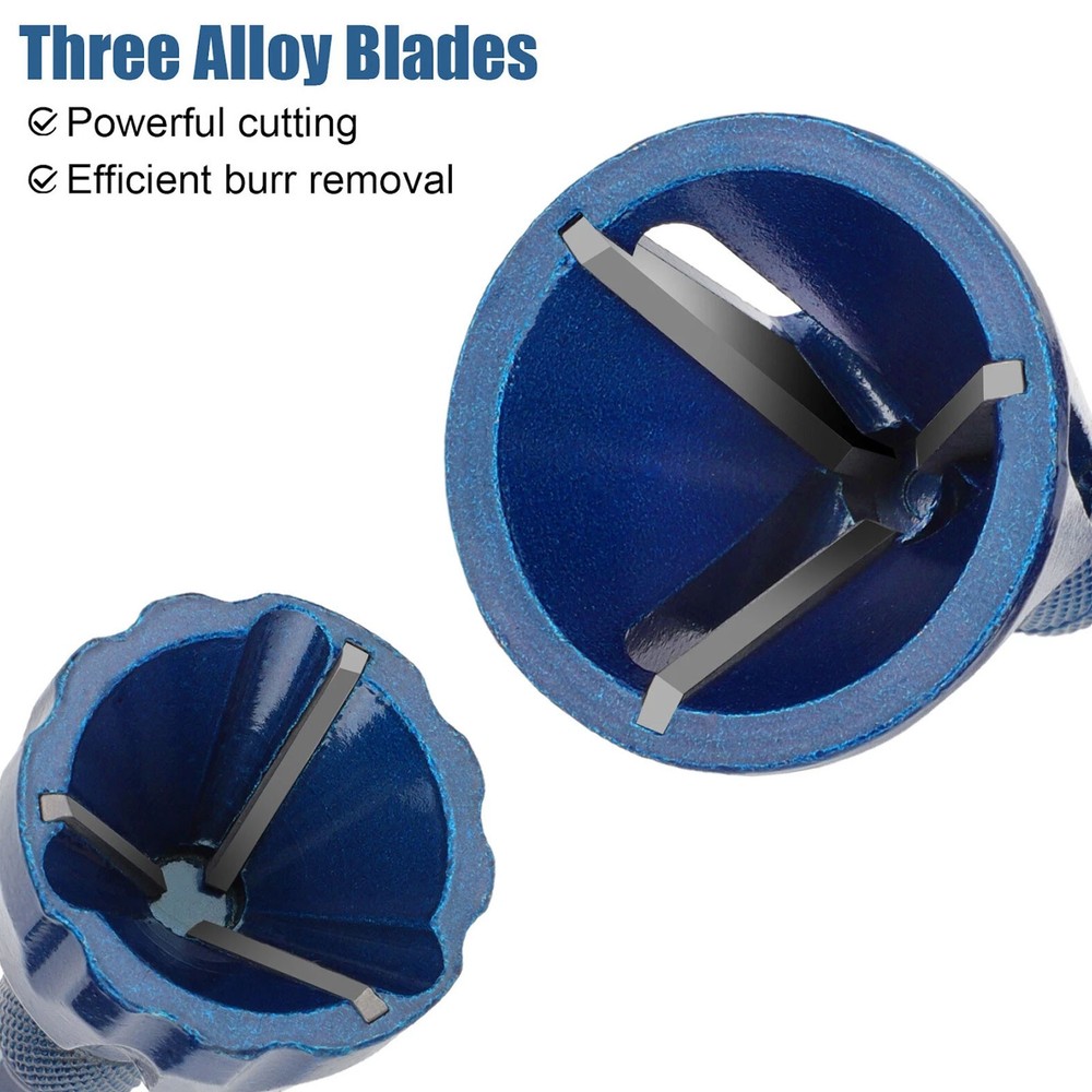 Tungsten Steel Drill Bit Deburring External Chamfer Tools Hex Shank Remove BurfF