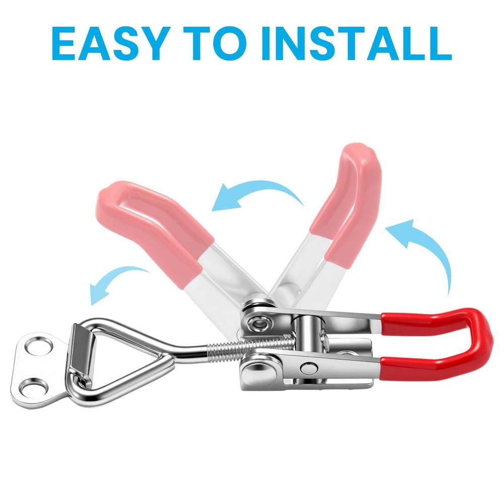 6 Pack Toggle Latch Clamp 4001, Adjustable Quick Release Pull Latches, toggle...