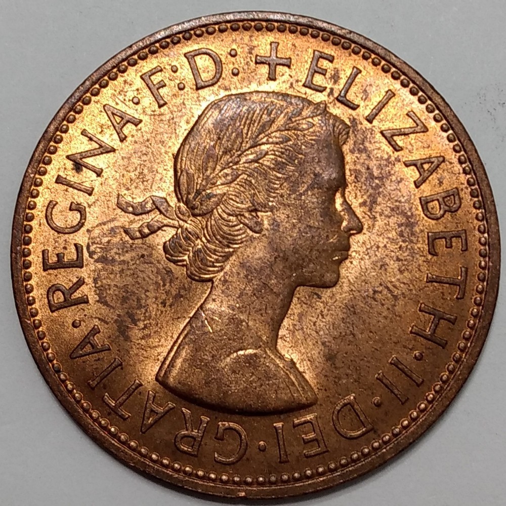Great Britain 1966 Penny ~ Mint State ~ RB