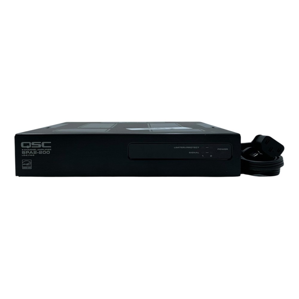 QSC SPA2-200 2-Channel Amplifier 200 Watts