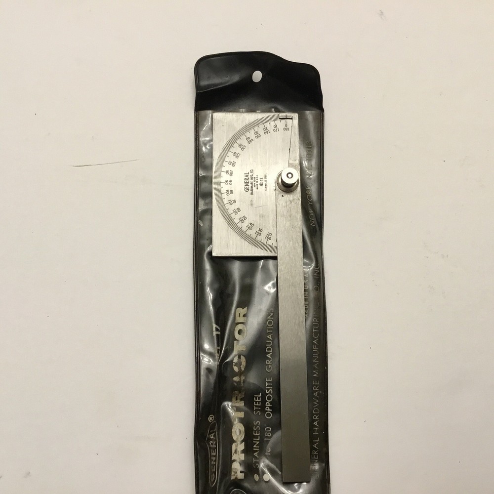 General Tools 17 Stainless Steel Protractor