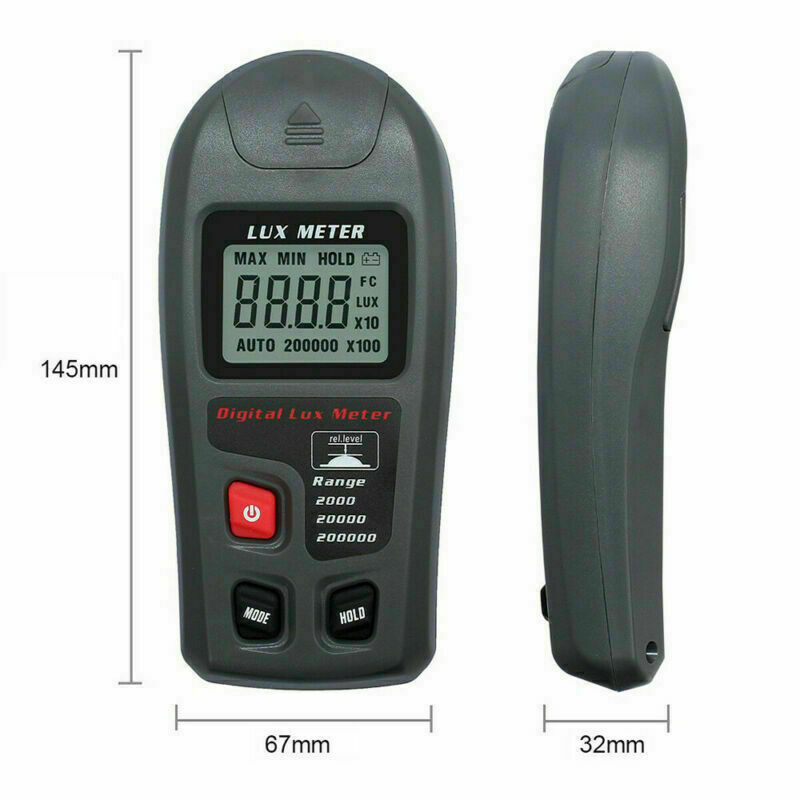 Digital MT30 Illuminance Meter 200,000 Large Range Precision Illuminance Meter