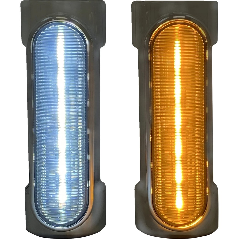 CUSTOM DYNAMICS 2040-2534 CD-CB-AW-SS8-C Dynamic Amber/White Engine Guard LEDs