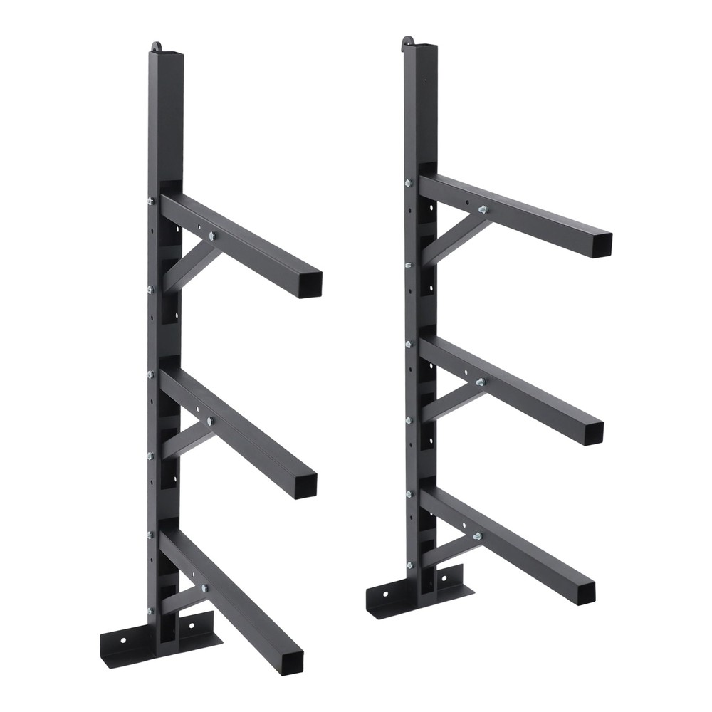 2Pcs Container Shelving Bracket Set 3-Tier Cargo Container Storage Shelf Bracket