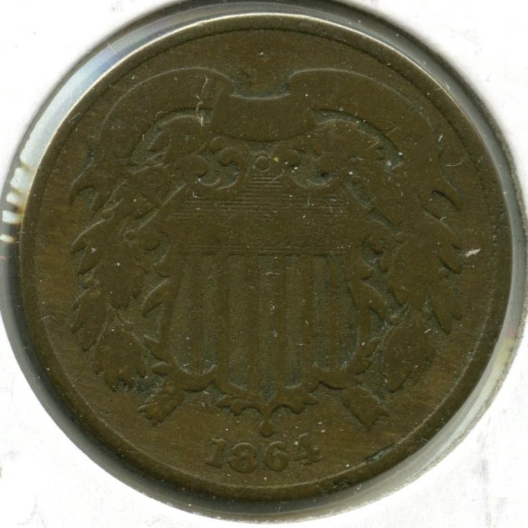 1864 2-Cent Coin - Two Cents - P892