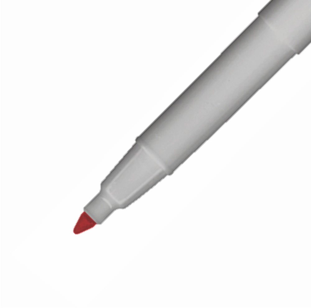 StrideMark Permanent Marker, Fine Point, Red Ink. 12/Pack, #27003