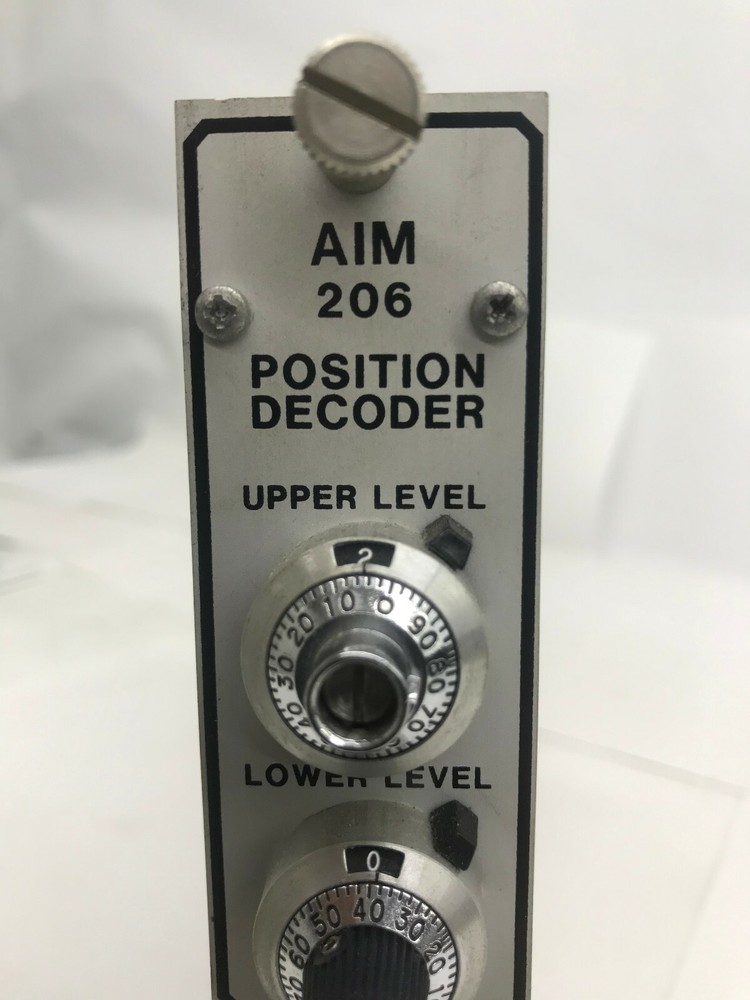 Ordela AIM 206 Position Decoder Nim Bin Plug-In Module