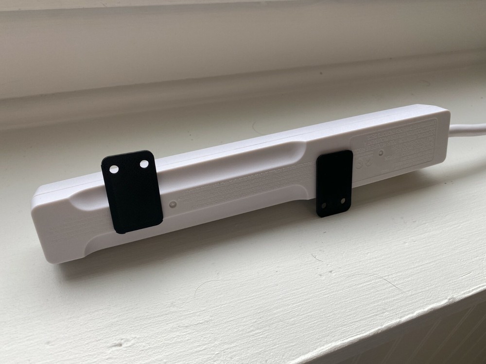 Power Strip Mount Brackets -3D Printed