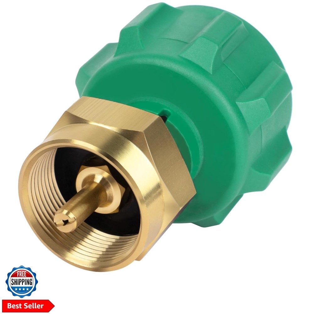 Fill 1 Pound Bottles from 20lb Tank, Easy to Use, Solid Brass